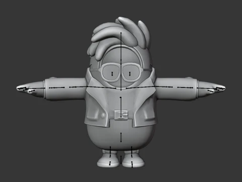 Salvador Fall Guy - Fortnite 3D Model