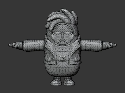 Salvador Fall Guy - Fortnite 3D Model