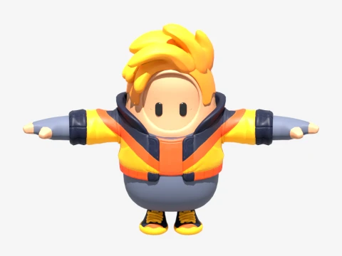 &Aacute;mbar Moxie Fall Guy - Fortnite Modelo 3D