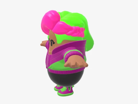 Zoey Fall Guy - Fortnite 3D Model
