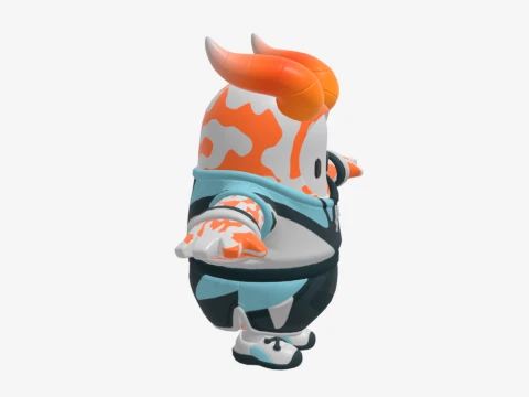 Wave Rider Axo Fall Guy - Fortnite 3D Model
