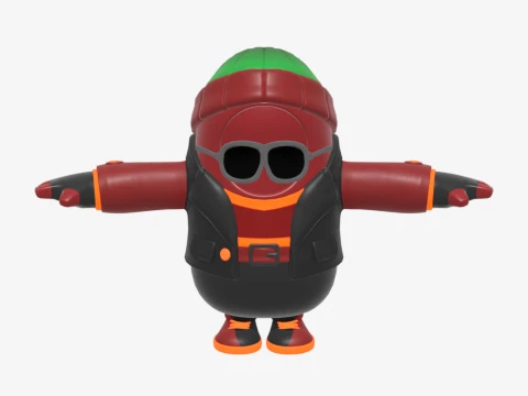 Joey Caliente Fall Guy - Fortnite 3D Model