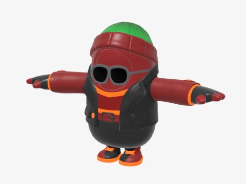 Joey Caliente Fall Guy - Fortnite 3D Model