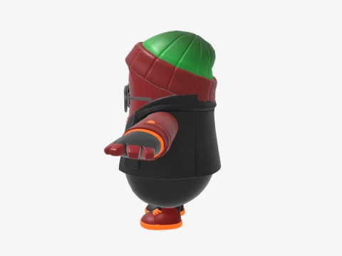 Joey Caliente Fall Guy - Fortnite 3D Model