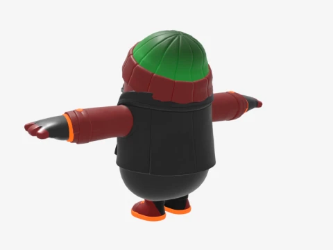 Joey Caliente Fall Guy - Fortnite 3D Model