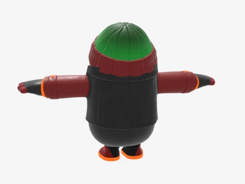Joey Caliente Fall Guy - Fortnite 3D Model
