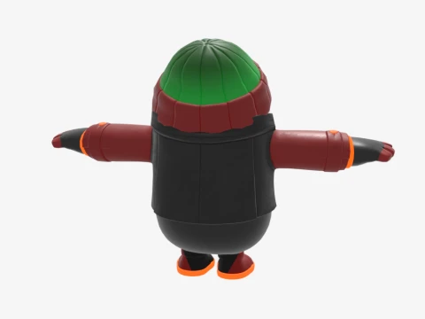 Joey Caliente Fall Guy - Fortnite 3D Model
