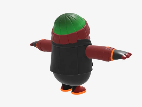 Joey Caliente Fall Guy - Fortnite 3D Model