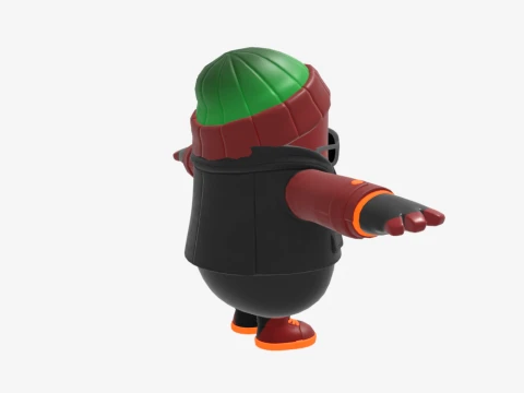 Joey Caliente Fall Guy - Fortnite 3D Model