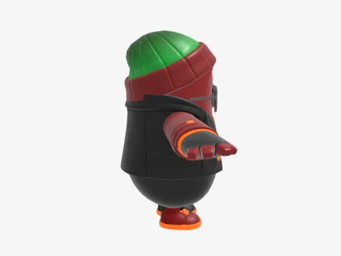 Joey Caliente Fall Guy - Fortnite 3D Model
