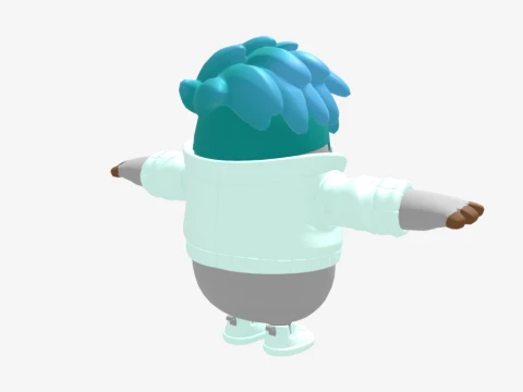 Sleetskull Fall Guy - Fortnite 3D Model