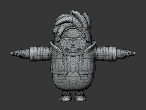 Sleetskull Fall Guy - Fortnite 3D Model