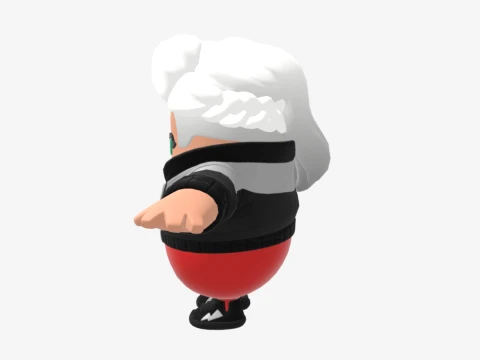 Cassidy Quinn Fall Guy - Fortnite 3D Model