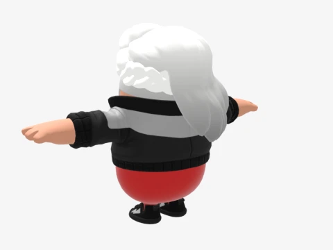 Cassidy Quinn Fall Guy - Fortnite 3D Model
