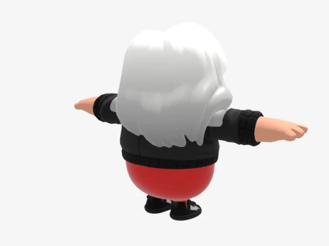 Cassidy Quinn Fall Guy - Fortnite 3D Model