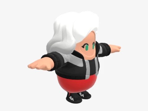 Cassidy Quinn Fall Guy - Fortnite 3D Model