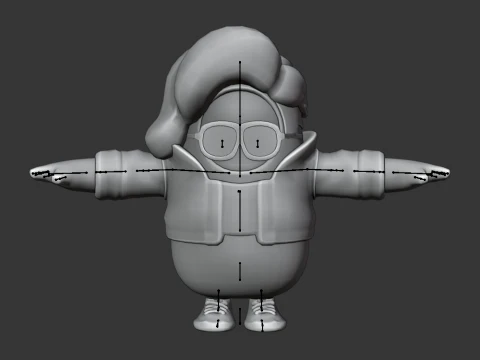 Cassidy Quinn Fall Guy - Fortnite 3D Model