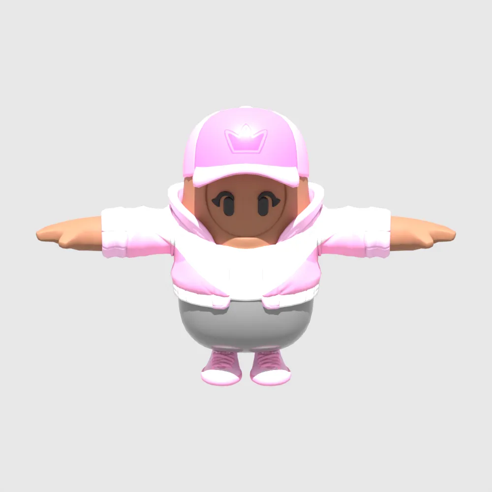 Britestorm Bomber Fall Guy - Fortnite 3D Model .c4d .max .obj .3ds .fbx .stl .blend 
