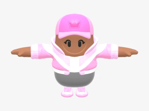 Britestorm Bomber Fall Guy - Fortnite 3D Model