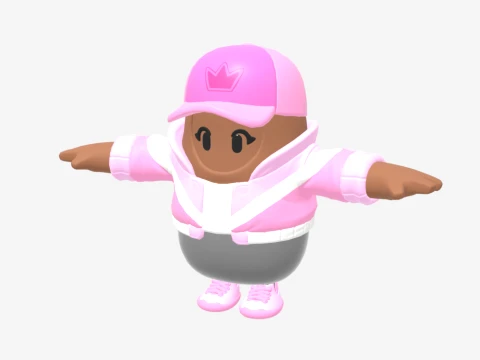 Britestorm Bomber Fall Guy - Fortnite 3D Model