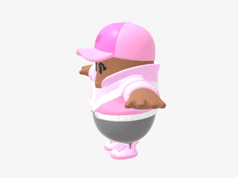 Britestorm Bomber Fall Guy - Fortnite 3D Model