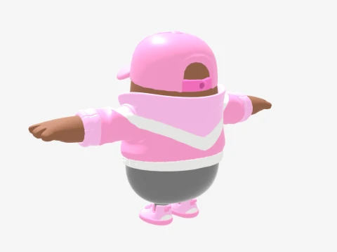 Britestorm Bomber Fall Guy - Fortnite 3D Model