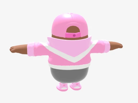 Britestorm Bomber Fall Guy - Fortnite 3D Model