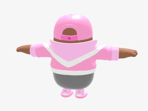 Britestorm Bomber Fall Guy - Fortnite 3D Model