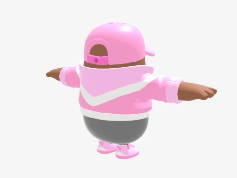 Britestorm Bomber Fall Guy - Fortnite 3D Model