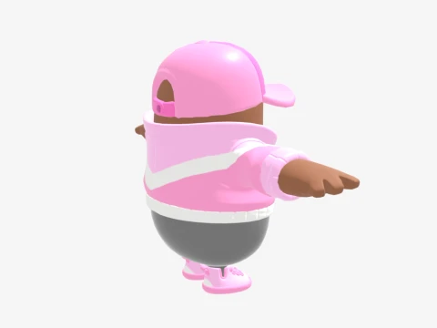 Britestorm Bomber Fall Guy - Fortnite 3D Model