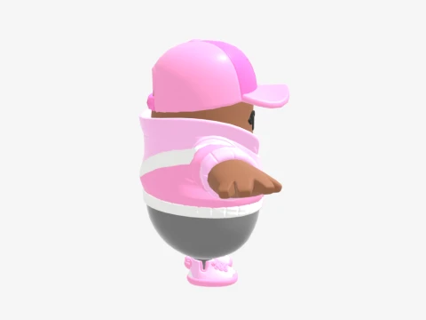 Britestorm Bomber Fall Guy - Fortnite 3D Model