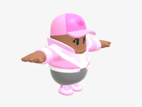 Britestorm Bomber Fall Guy - Fortnite 3D Model