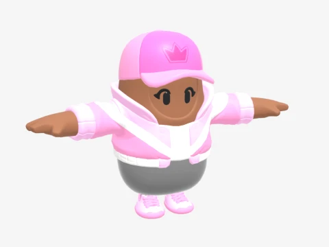 Britestorm Bomber Fall Guy - Fortnite 3D Model