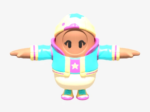 Opal Fall Guy - Fortnite 3D Model