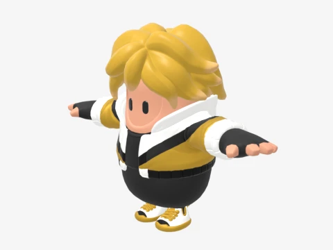 Saff Fall Guy - Fortnite 3D Model