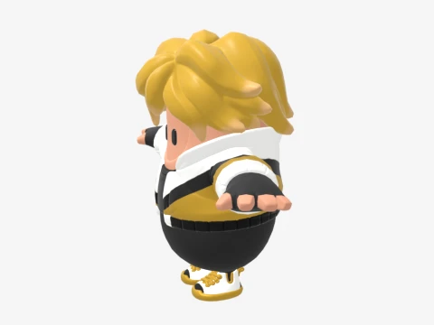 Saff Fall Guy - Fortnite 3D Model