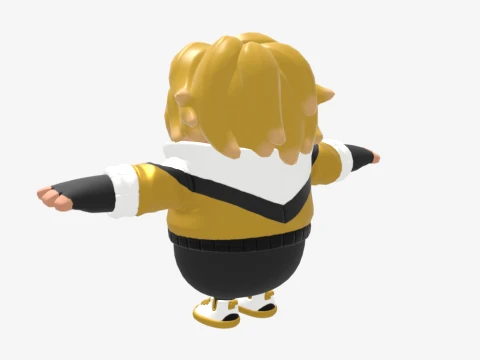 Saff Fall Guy - Fortnite 3D Model
