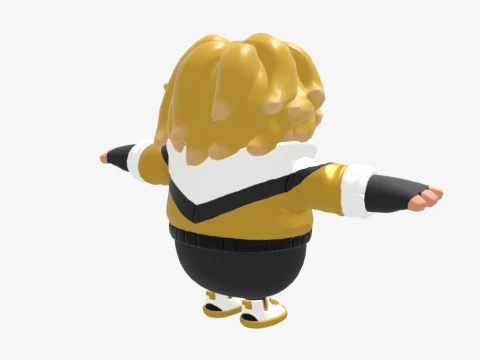 Saff Fall Guy - Fortnite 3D Model