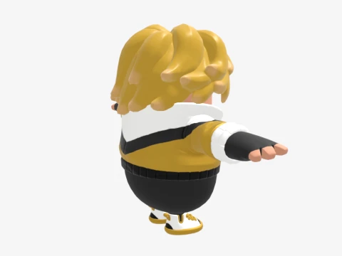 Saff Fall Guy - Fortnite 3D Model