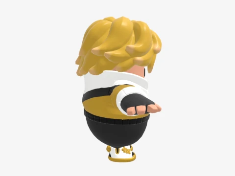 Saff Fall Guy - Fortnite 3D Model