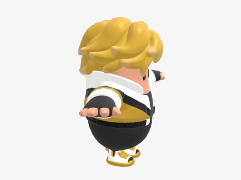 Saff Fall Guy - Fortnite 3D Model