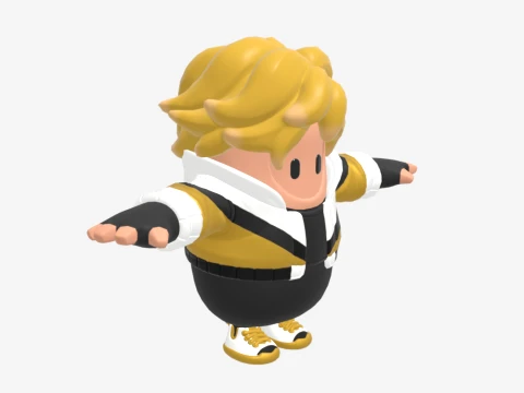 Saff Fall Guy - Fortnite 3D Model