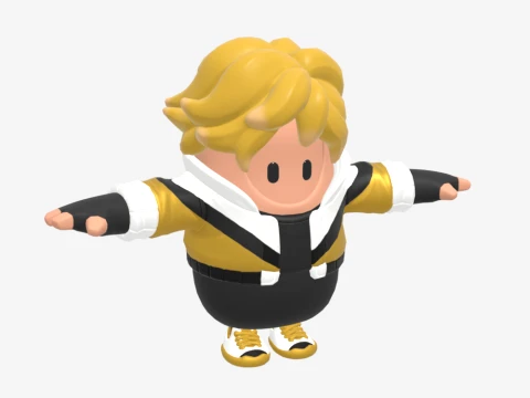 Saff Fall Guy - Fortnite 3D Model