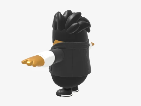 Midas Fall Guy - Fortnite 3D Model
