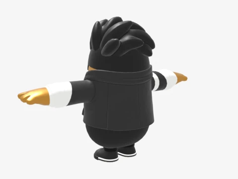 Midas Fall Guy - Fortnite 3D Model