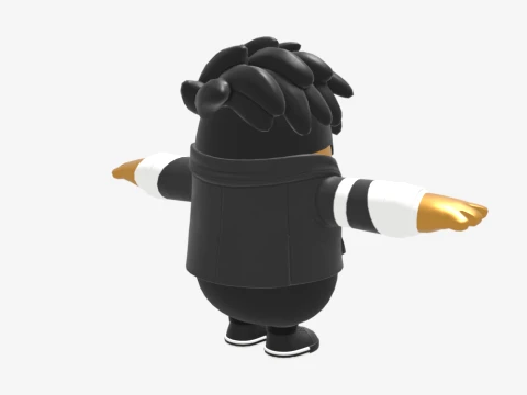 Midas Fall Guy - Fortnite 3D Model