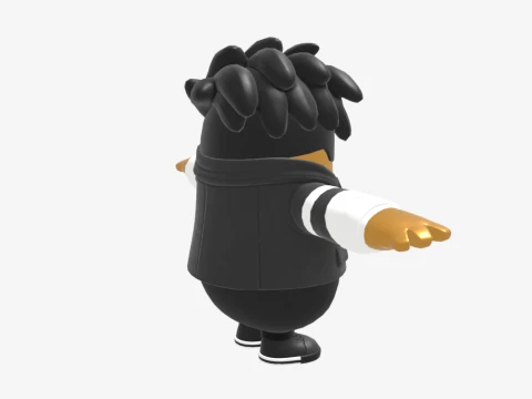 Midas Fall Guy - Fortnite 3D Model