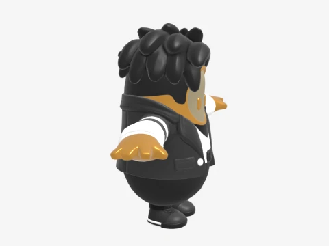 Midas Fall Guy - Fortnite 3D Model