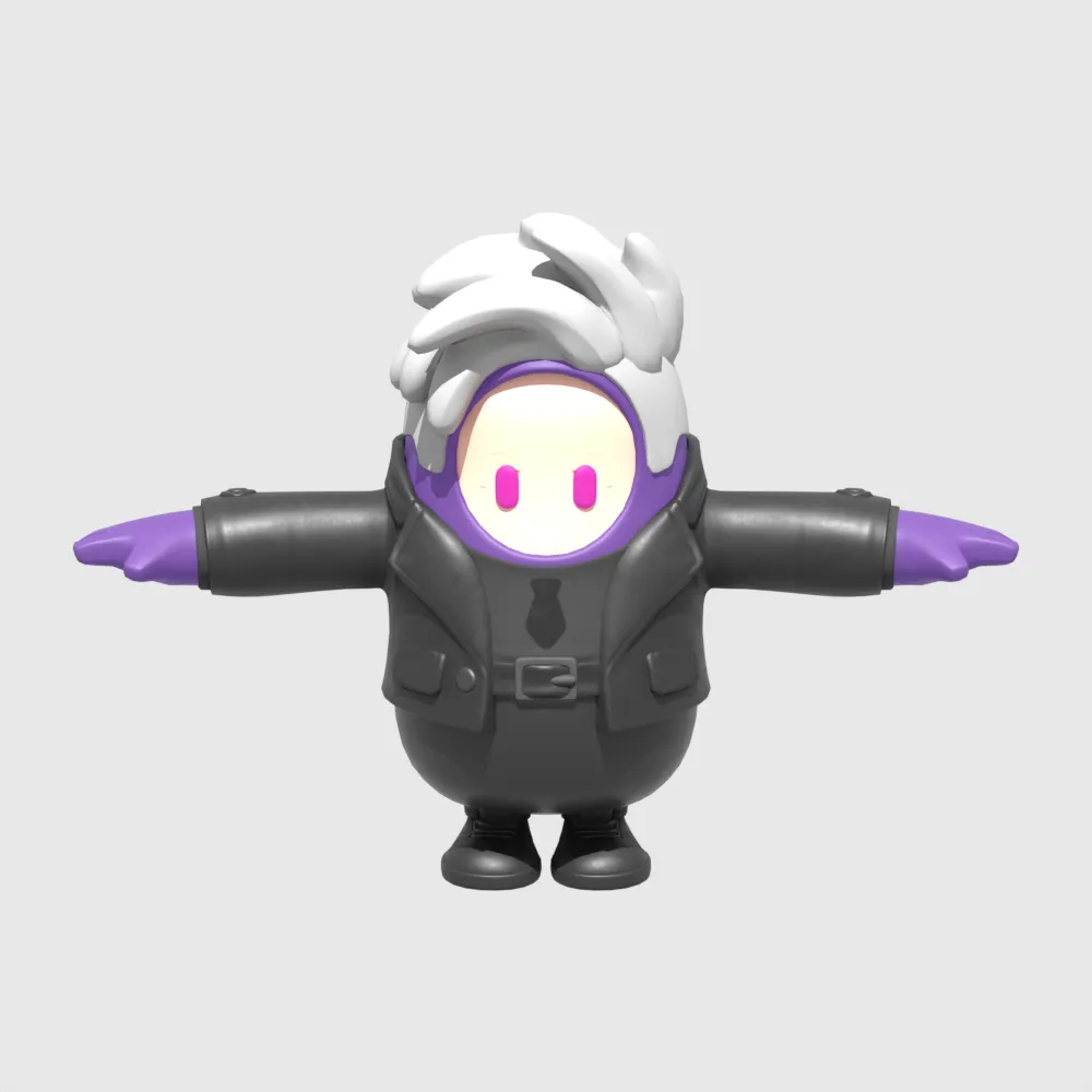 Shadow Midas Fall Guy - Fortnite 3D Model .c4d .max .obj .3ds .fbx .stl .blend 