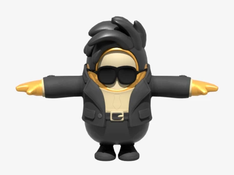 Midsummer Midas Fall Guy - Fortnite 3D Model